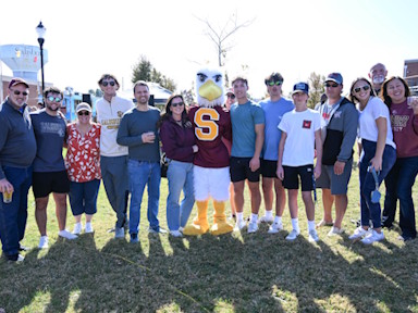 alumni at event