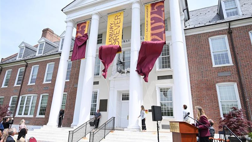 Scene at centennial theme unveiling
