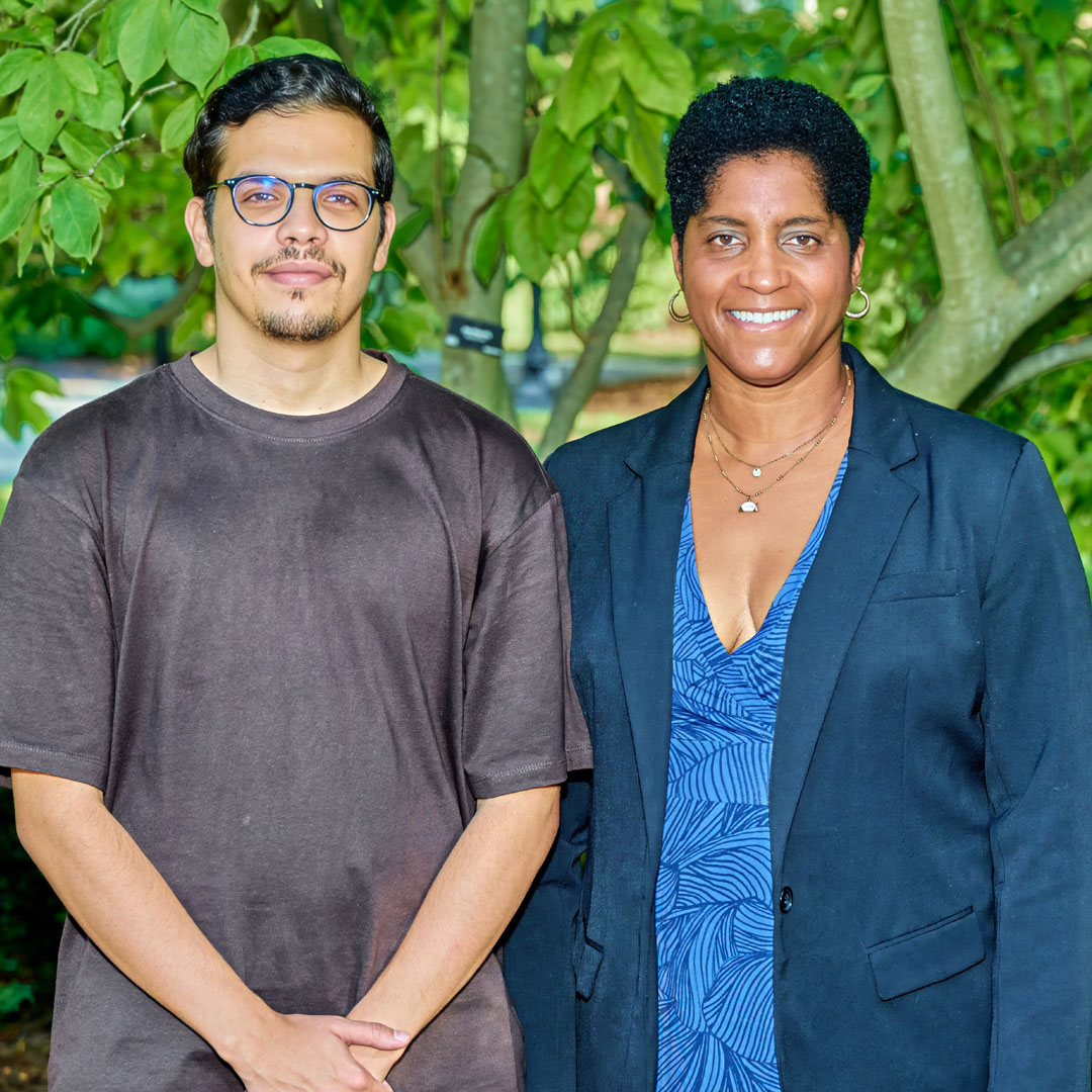 Erragab Eljanhaoui and Dr. April Logan